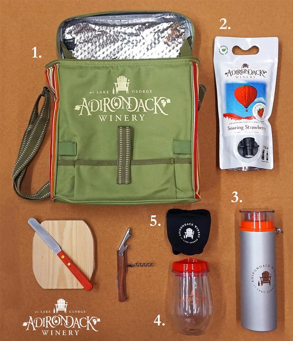 Adirondack Winery Survival Kit - 5 Must Have Items for a summer day out